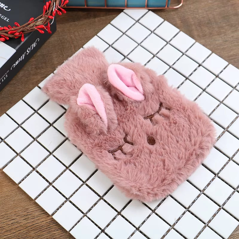 Reusable Winter Warm Heat Hand Warmer PVC Stress Pain Relief Therapy Hot Water Bottle Bags Super Cute Water Injection Water Bags