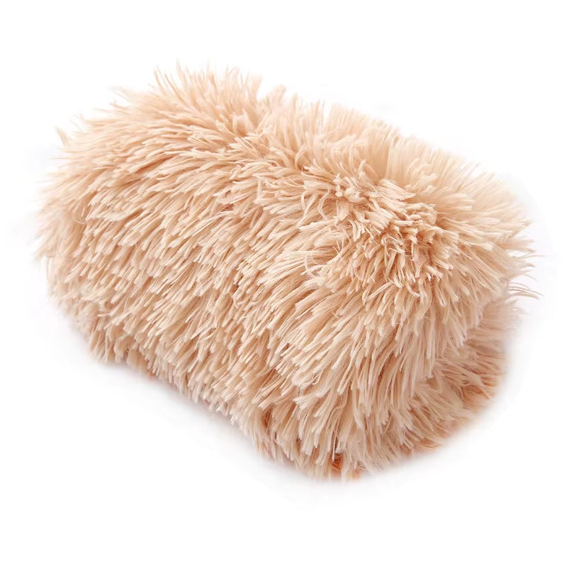 Soft Long Plush Padded Warm Pet Blanket Can Be Used a Mattress Cat Sofa Cushion Household Rug to Keep Warm Dog Sleeping Blanket