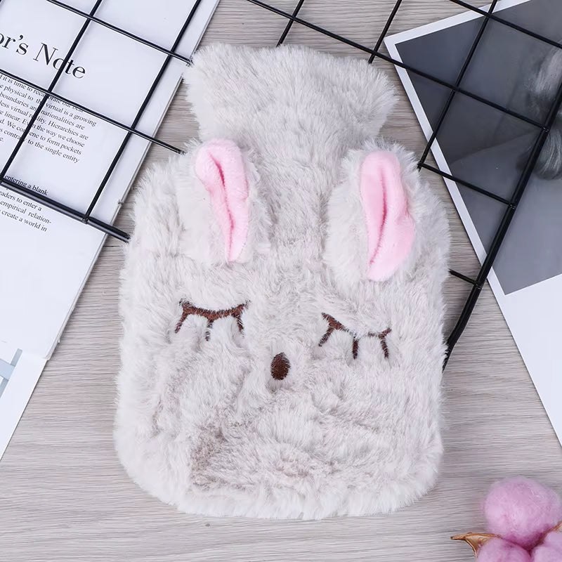 Reusable Winter Warm Heat Hand Warmer PVC Stress Pain Relief Therapy Hot Water Bottle Bags Super Cute Water Injection Water Bags