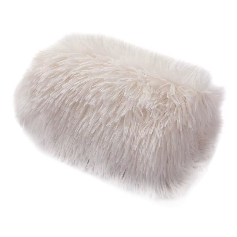 Soft Long Plush Padded Warm Pet Blanket Can Be Used a Mattress Cat Sofa Cushion Household Rug to Keep Warm Dog Sleeping Blanket