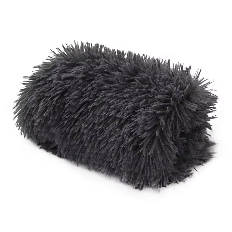 Soft Long Plush Padded Warm Pet Blanket Can Be Used a Mattress Cat Sofa Cushion Household Rug to Keep Warm Dog Sleeping Blanket
