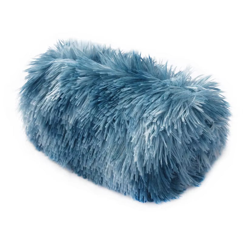 Soft Long Plush Padded Warm Pet Blanket Can Be Used a Mattress Cat Sofa Cushion Household Rug to Keep Warm Dog Sleeping Blanket