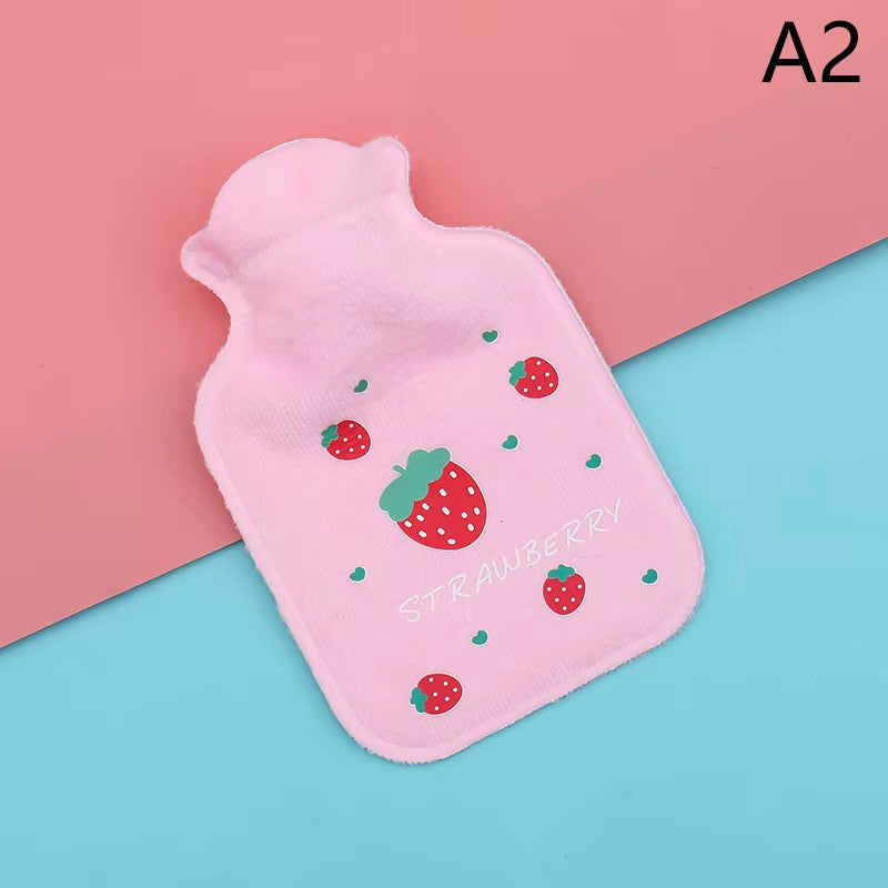 Reusable Winter Warm Heat Hand Warmer PVC Stress Pain Relief Therapy Hot Water Bottle Bags Super Cute Water Injection Water Bags