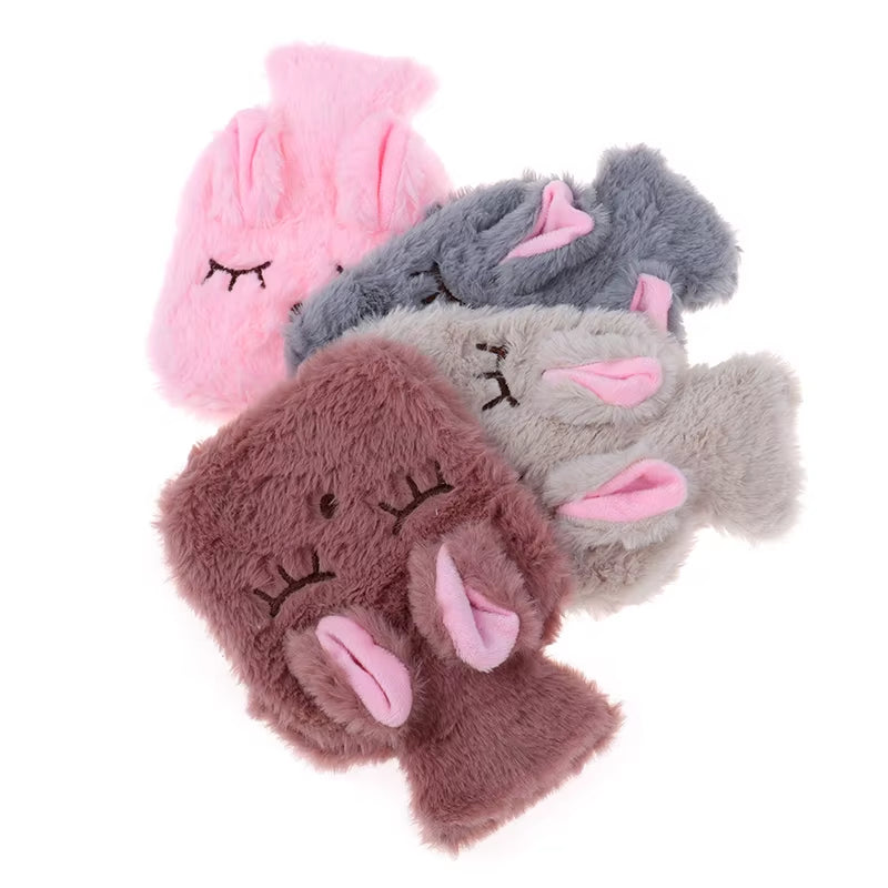 Reusable Winter Warm Heat Hand Warmer PVC Stress Pain Relief Therapy Hot Water Bottle Bags Super Cute Water Injection Water Bags