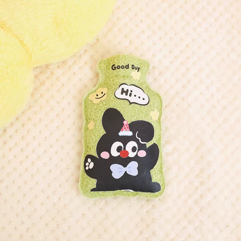 Reusable Winter Warm Heat Hand Warmer PVC Stress Pain Relief Therapy Hot Water Bottle Bags Super Cute Water Injection Water Bags