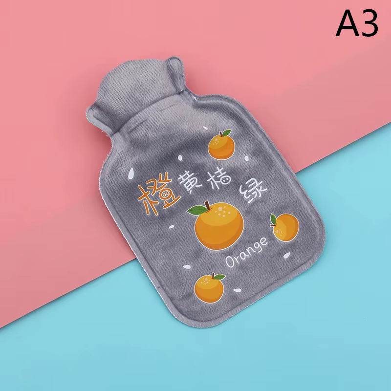 Reusable Winter Warm Heat Hand Warmer PVC Stress Pain Relief Therapy Hot Water Bottle Bags Super Cute Water Injection Water Bags