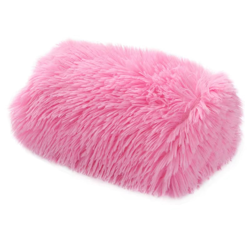 Soft Long Plush Padded Warm Pet Blanket Can Be Used a Mattress Cat Sofa Cushion Household Rug to Keep Warm Dog Sleeping Blanket
