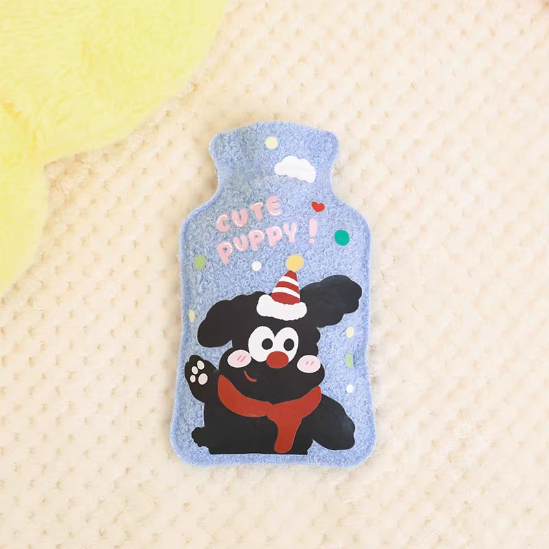 Reusable Winter Warm Heat Hand Warmer PVC Stress Pain Relief Therapy Hot Water Bottle Bags Super Cute Water Injection Water Bags