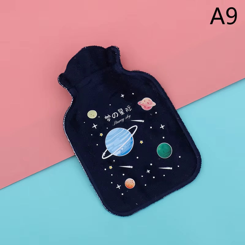 Reusable Winter Warm Heat Hand Warmer PVC Stress Pain Relief Therapy Hot Water Bottle Bags Super Cute Water Injection Water Bags